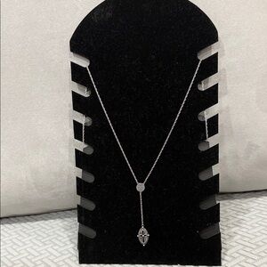 RARE & RETIRED James Avery 925 Sterling Silver Cross Shield Pendant Necklace 18”